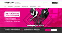 Desktop Screenshot of monodual.com